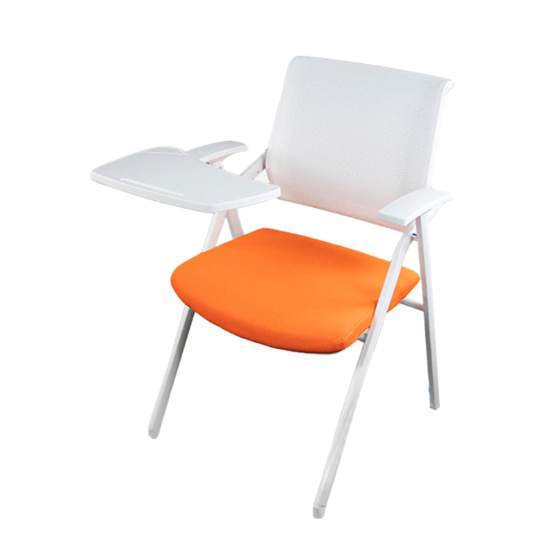 Ergonomic Mesh Conference Chair Mid Back Fixed Arms Chair for Home Office