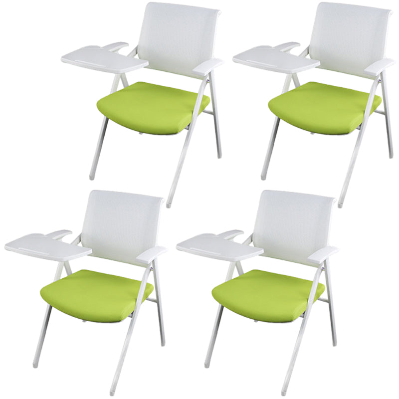 Ergonomic Mesh Conference Chair Mid Back Fixed Arms Chair for Home Office