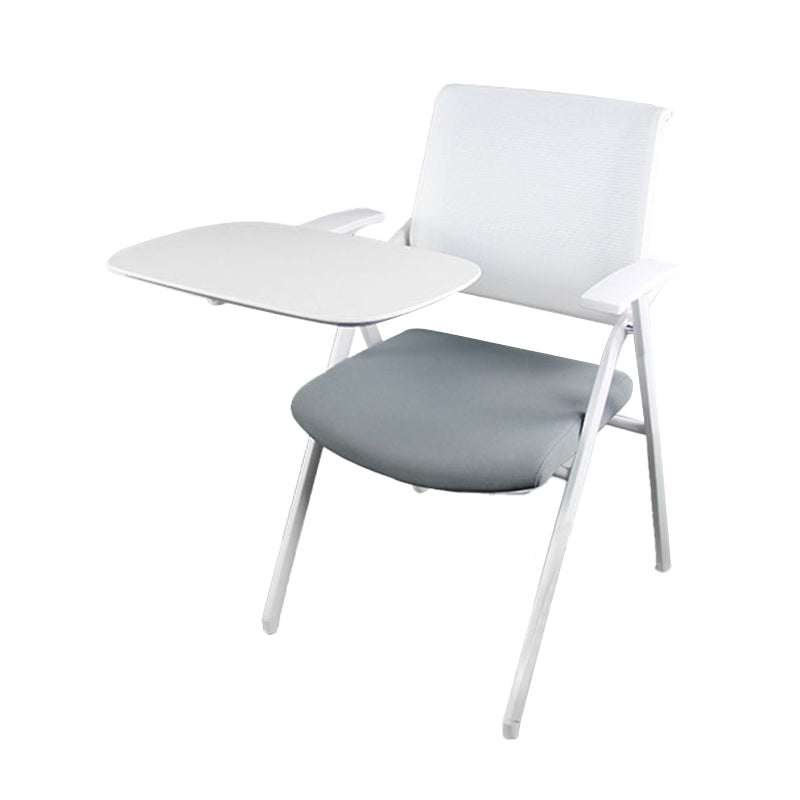 Ergonomic Mesh Conference Chair Mid Back Fixed Arms Chair for Home Office