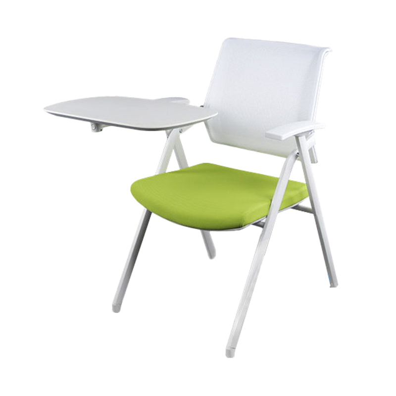 Ergonomic Mesh Conference Chair Mid Back Fixed Arms Chair for Home Office