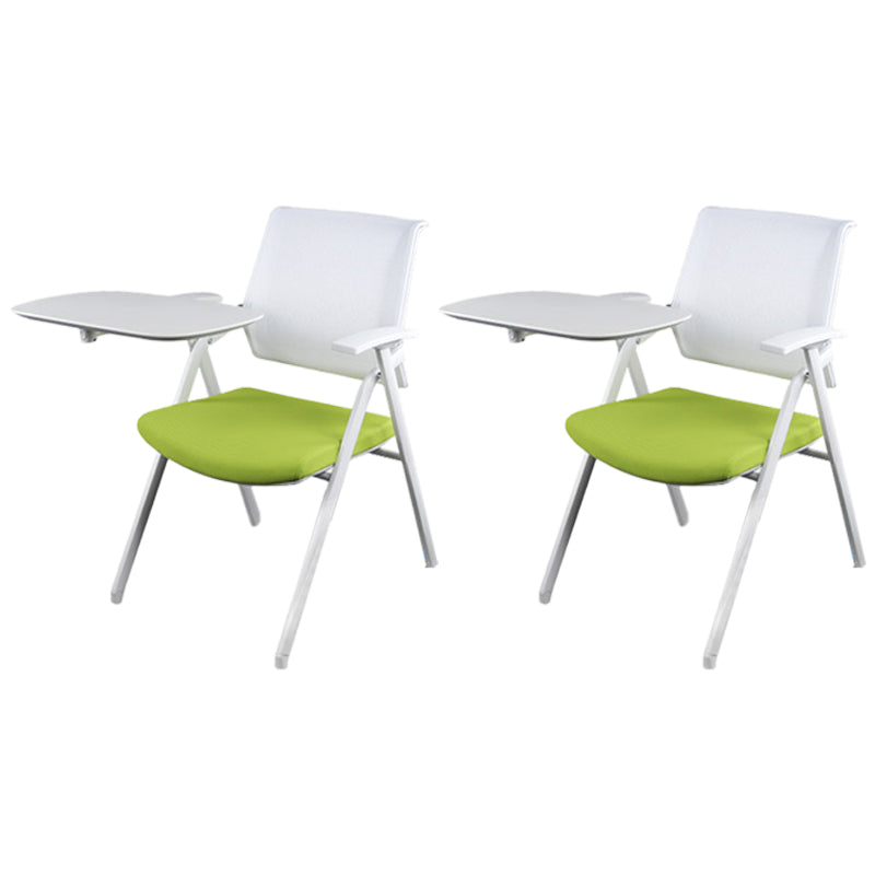 Ergonomic Mesh Conference Chair Mid Back Fixed Arms Chair for Home Office