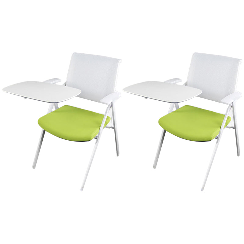 Mesh Mid Back Conference Chair Contemporary Fixed Arms Office Chair for Office