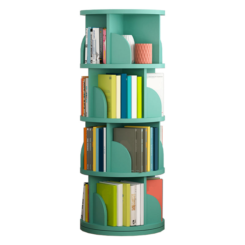 Open Wooden Bookshelf Modern Home Living Room Revolving Bookcase