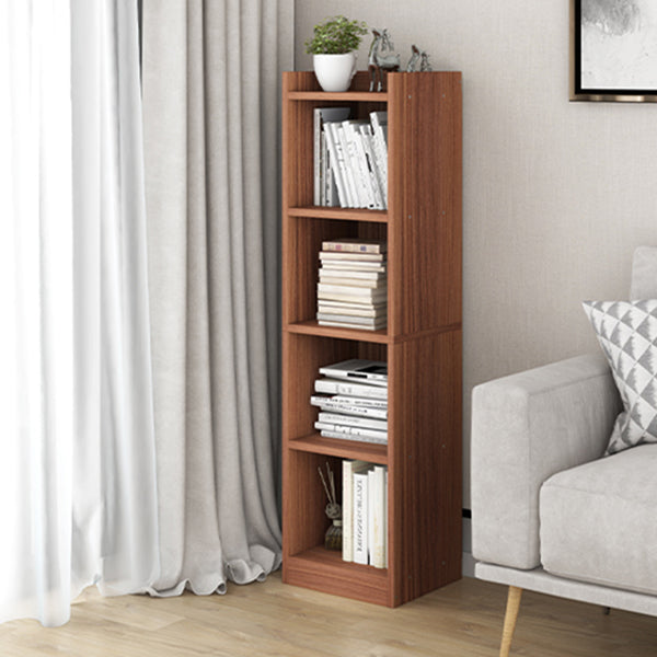 Closed Wooden Bookshelf Modern Home Living Room Corner Bookcase