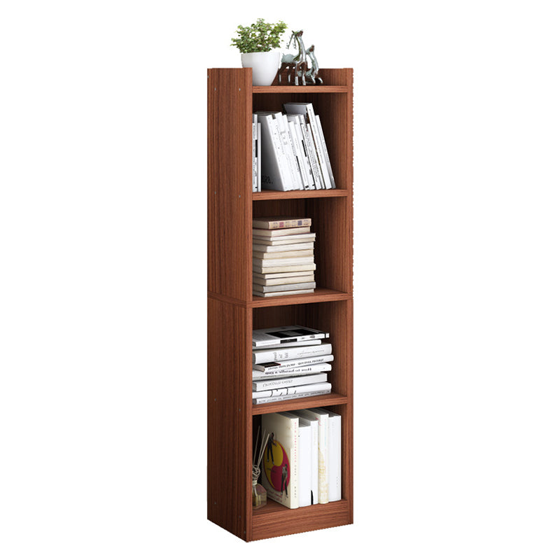 Closed Wooden Bookshelf Modern Home Living Room Corner Bookcase