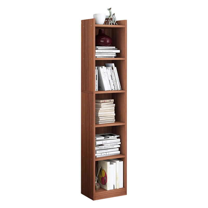 Closed Wooden Bookshelf Modern Home Living Room Corner Bookcase