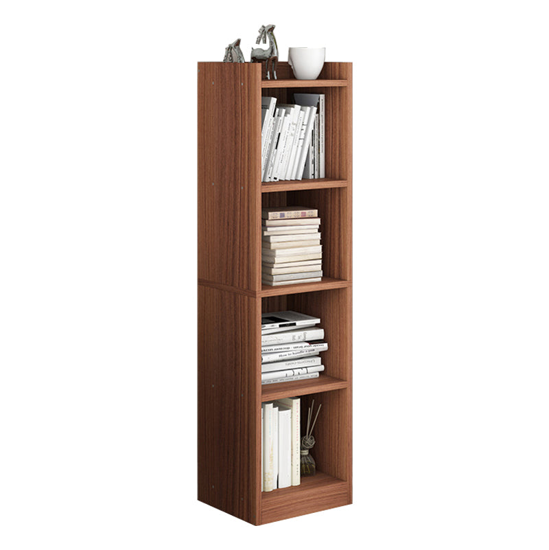Closed Wooden Bookshelf Modern Home Living Room Corner Bookcase