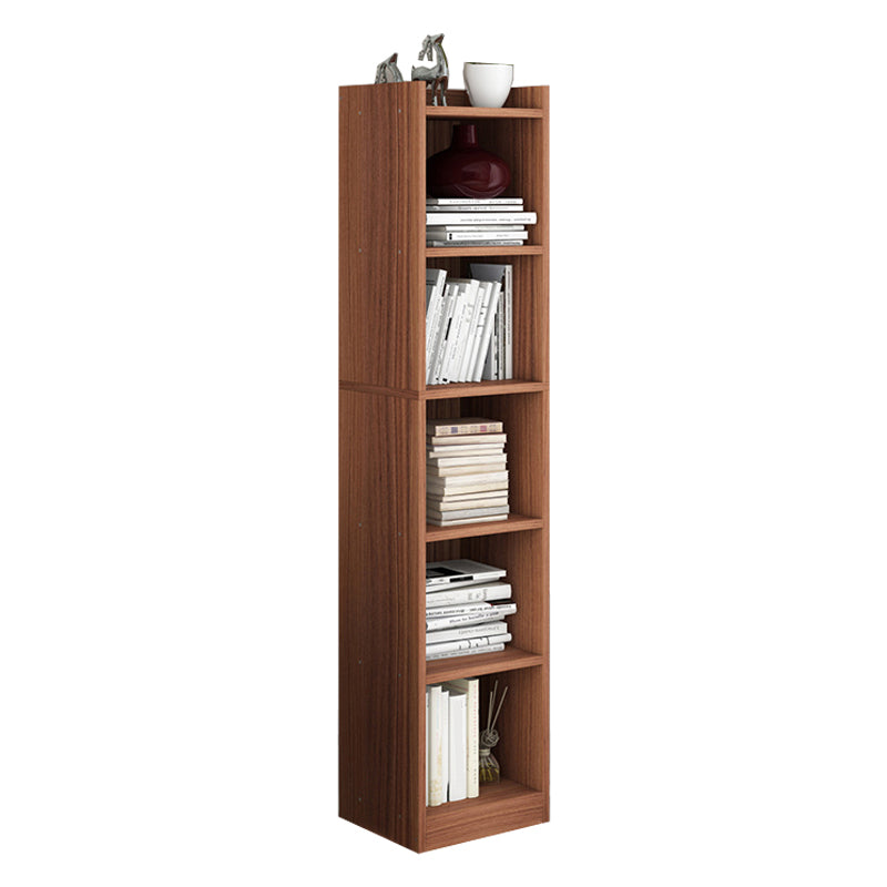 Closed Wooden Bookshelf Modern Home Living Room Corner Bookcase