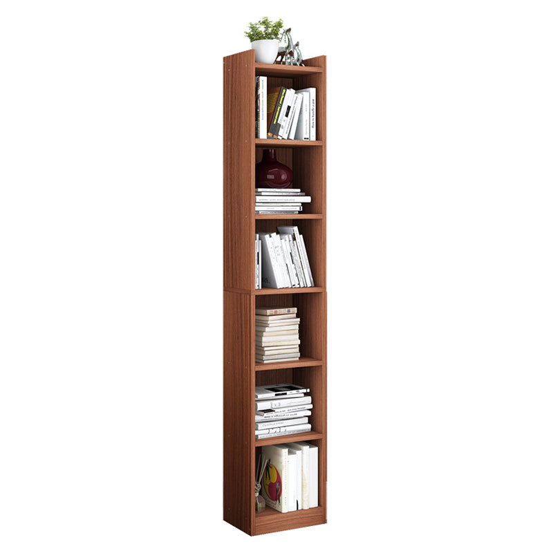 Closed Wooden Bookshelf Modern Home Living Room Corner Bookcase