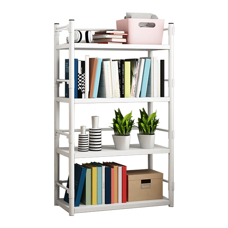 Steel Bookshelf, Multi Tiers Contemporary Bookcase for Home Office, 12.5"W.