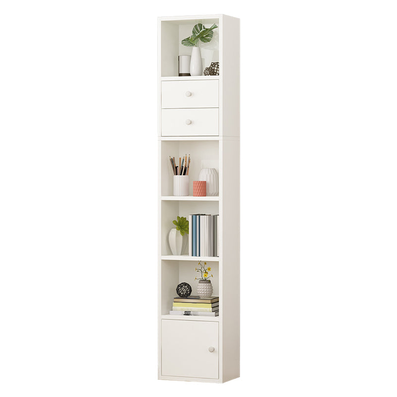 Closed Wooden Bookshelf Modern Home Living Room Study Corner Bookcase