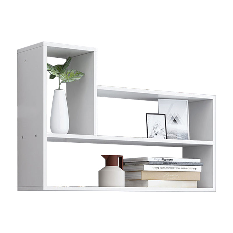 Modern Engineered Wood Bookcase, Geometric Bookshelf for Any Room
