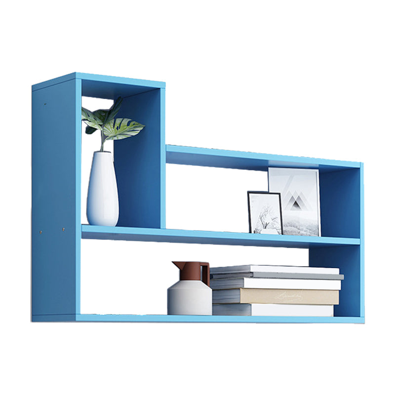 Modern Engineered Wood Bookcase, Geometric Bookshelf for Any Room