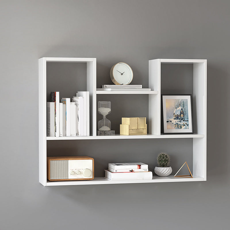 Modern Wooden Bookcase, Geometric Bookshelf for Any Room, 25.5" H X 8" W