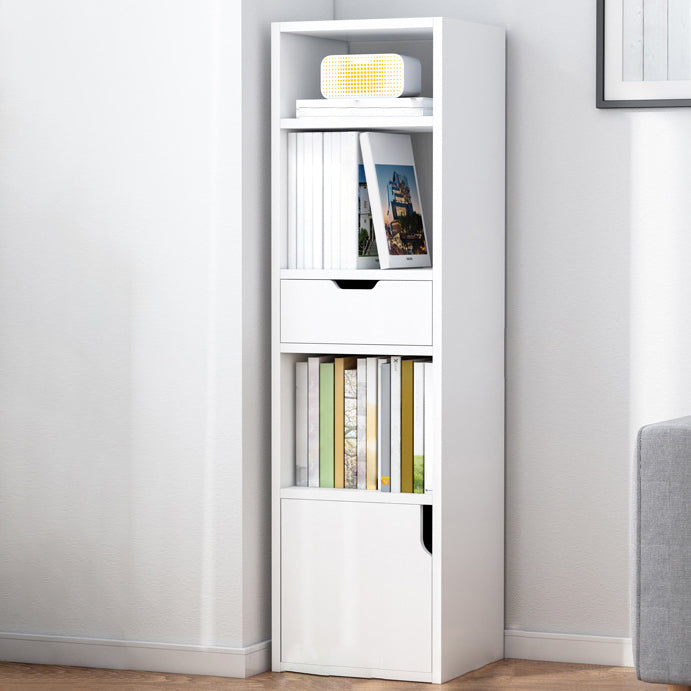Open Wooden Bookshelf Modern Minimalist Home Corner Bookcase