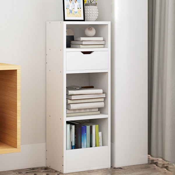 Closed Wooden Bookshelf Modern Minimalist Home Corner Bookcase