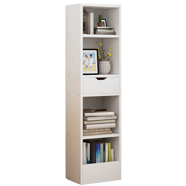 Closed Wooden Bookshelf Modern Minimalist Home Corner Bookcase