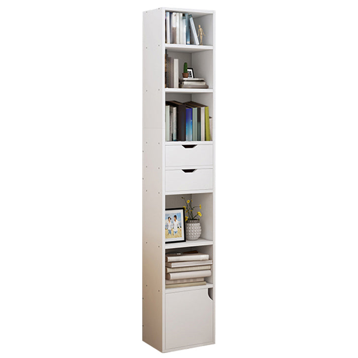 Closed Wooden Bookshelf Modern Minimalist Home Corner Bookcase