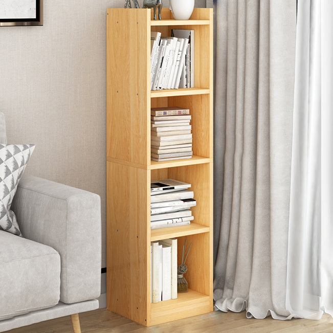 Closed Wooden Bookshelf Modern Minimalist Home Corner Bookcase