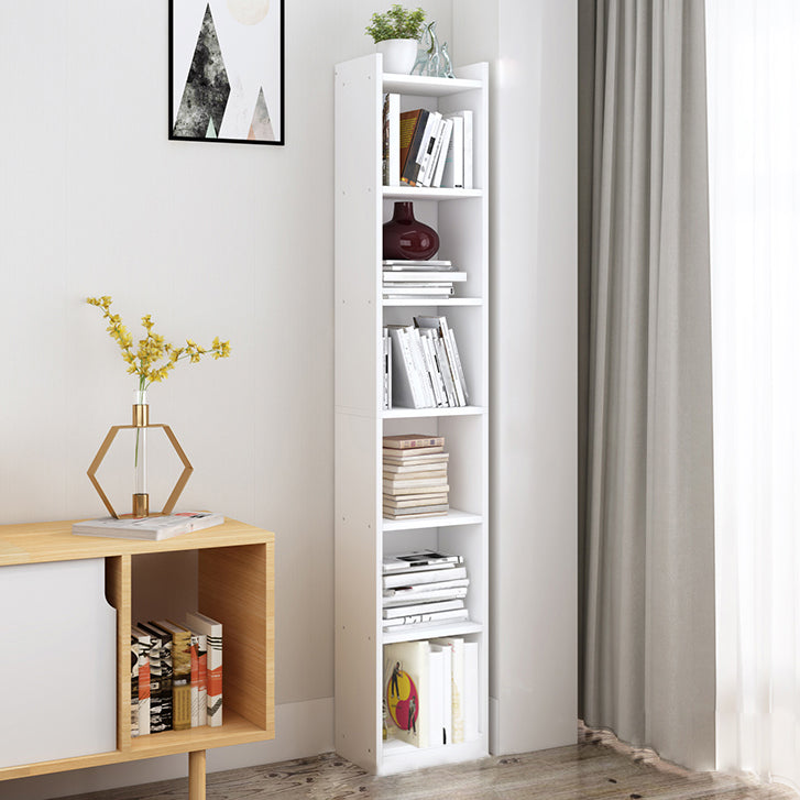 Closed Wooden Bookshelf Modern Minimalist Home Corner Bookcase