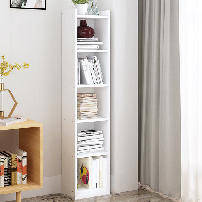 Closed Wooden Bookshelf Modern Minimalist Home Corner Bookcase