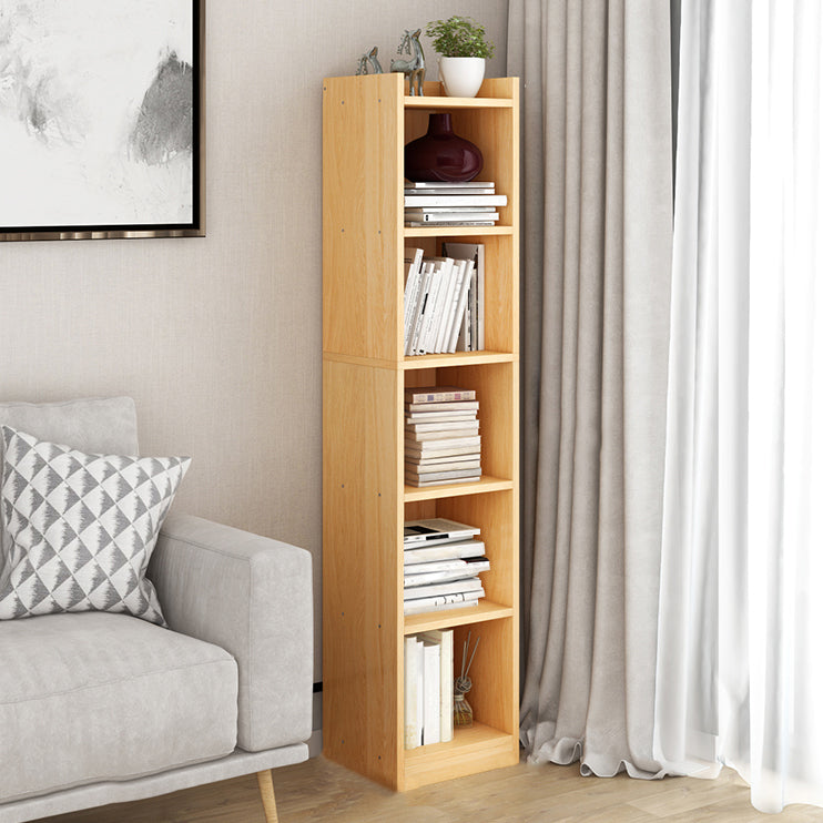 Closed Wooden Bookshelf Modern Minimalist Home Corner Bookcase