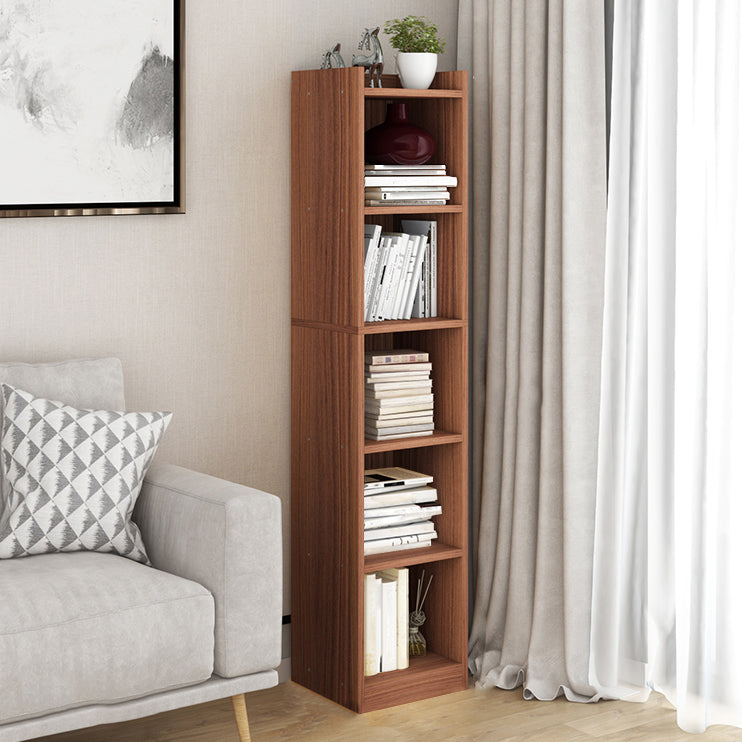 Closed Wooden Bookshelf Modern Minimalist Home Corner Bookcase