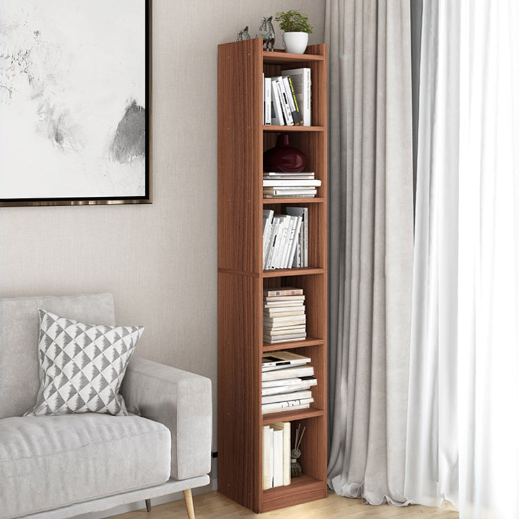 Closed Wooden Bookshelf Modern Minimalist Home Corner Bookcase