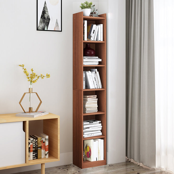 Closed Wooden Bookshelf Modern Minimalist Home Corner Bookcase