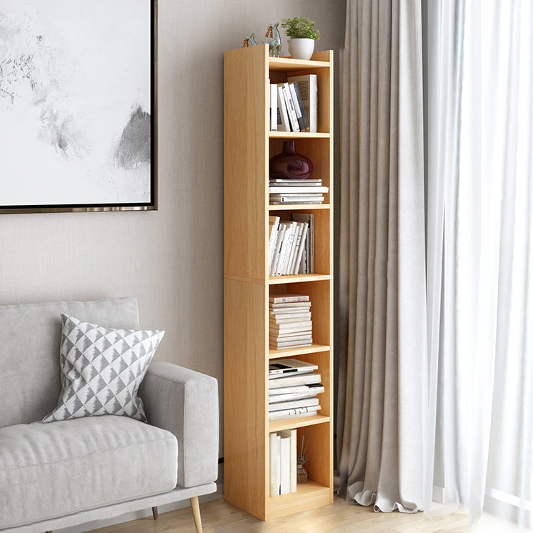 Closed Wooden Bookshelf Modern Minimalist Home Corner Bookcase