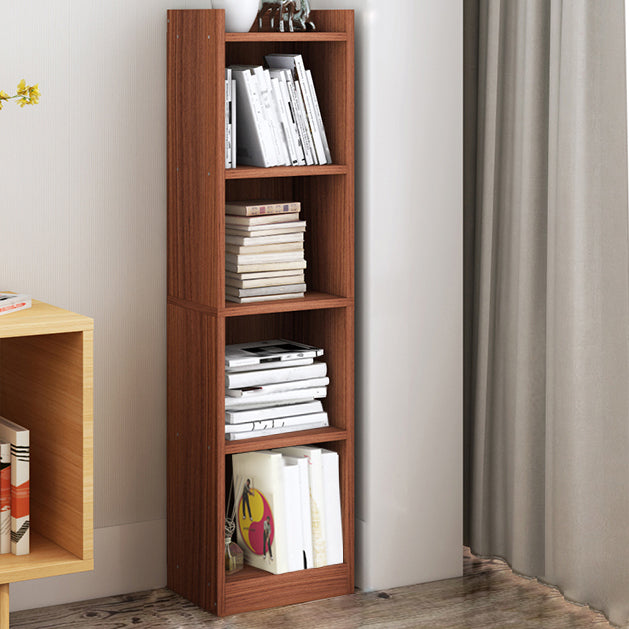 Closed Wooden Bookshelf Modern Minimalist Home Corner Bookcase