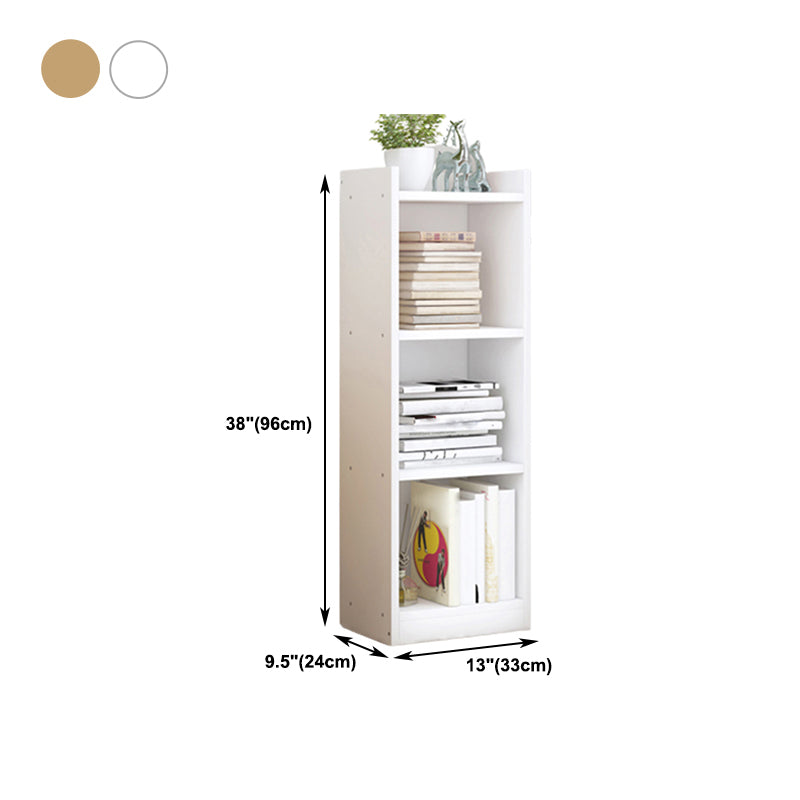 Closed Wooden Bookshelf Modern Minimalist Home Corner Bookcase