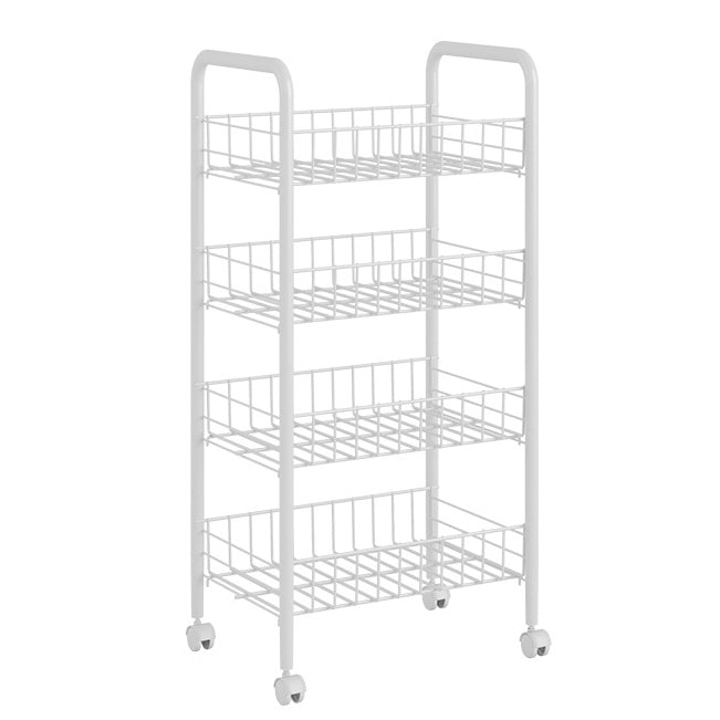 Steel Bookshelf, Multi Tiers Contemporary Bookcase for Home Office