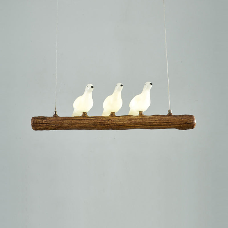 Modern Hanging Island Light Creative Glass Hanging Lighting Fixture for Dining Room