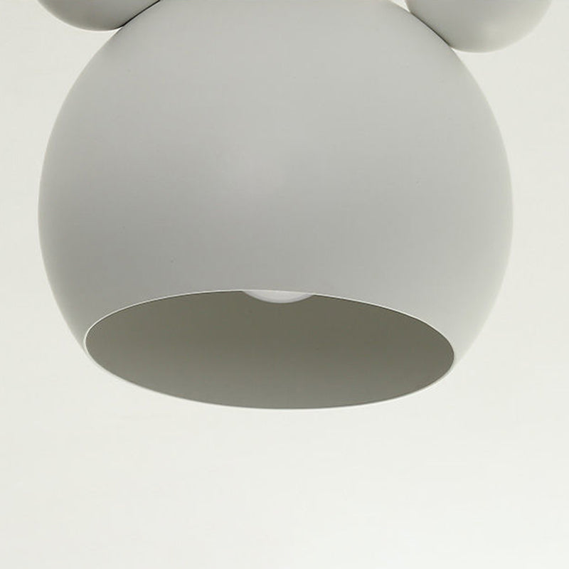 Children Wall Light Flush Mount Polish Finish Wood Lighting for Foyer