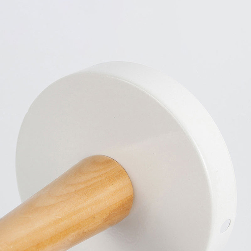 Modernism Macaron Metal Wall Light Wood Lighting for Foyer Home