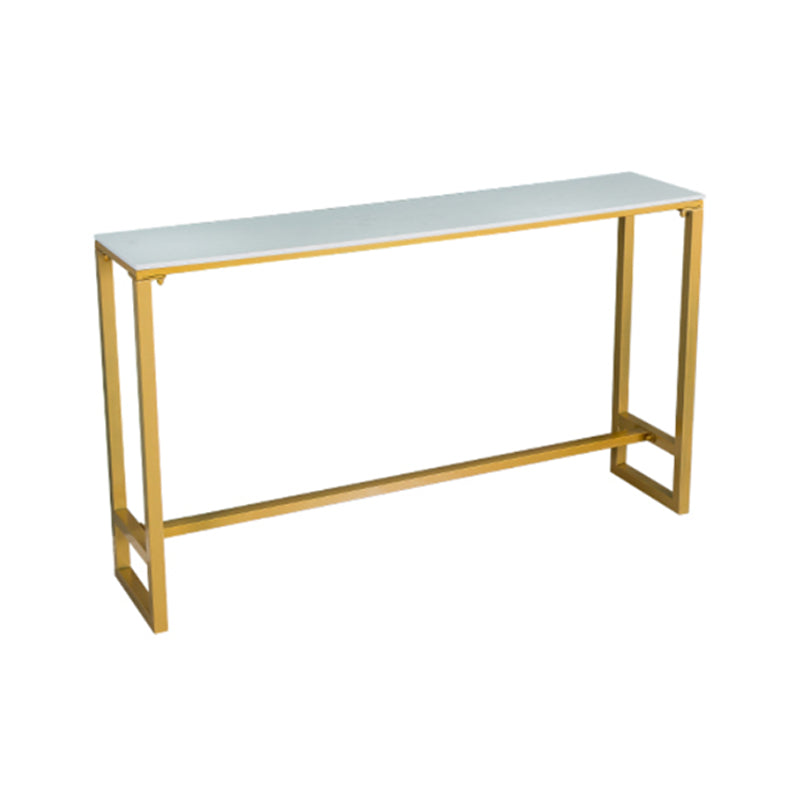 Glam Marble Bar Pub Table Set 1/2/4 Pieces Rectangle Shop Counter Height Pub Set