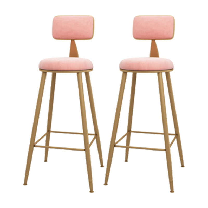 Glam Indoor Bar Stool and Table Set 1/2/3 Pieces White Table and Stool Set