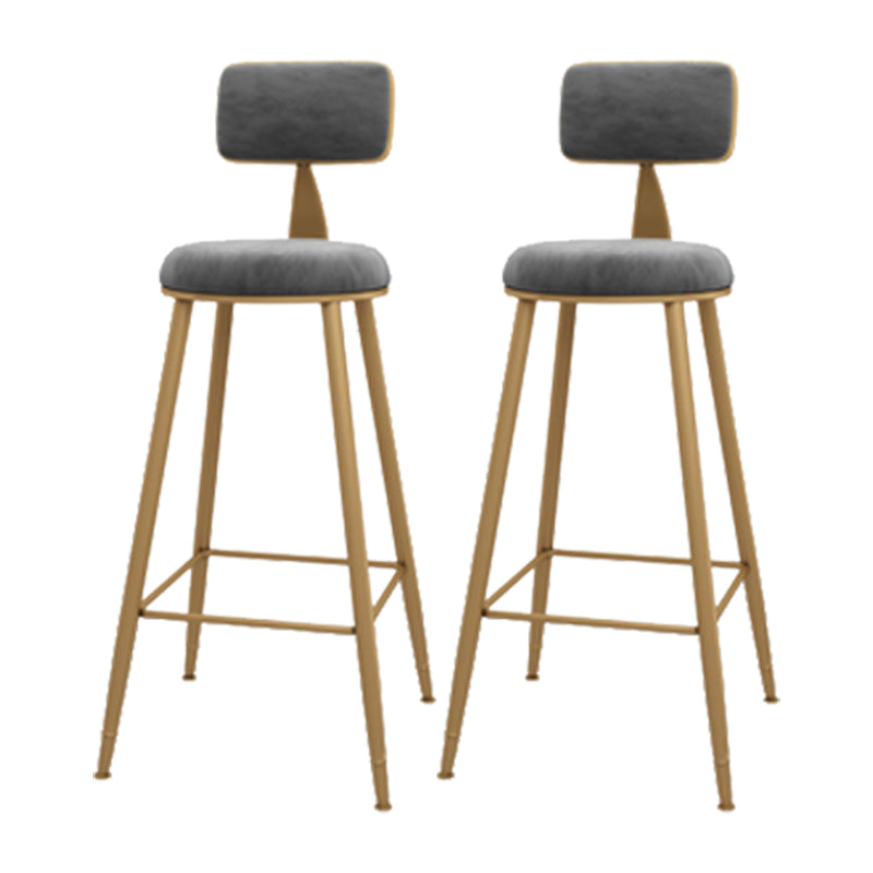 Glam Indoor Bar Stool and Table Set 1/2/3 Pieces White Table and Stool Set