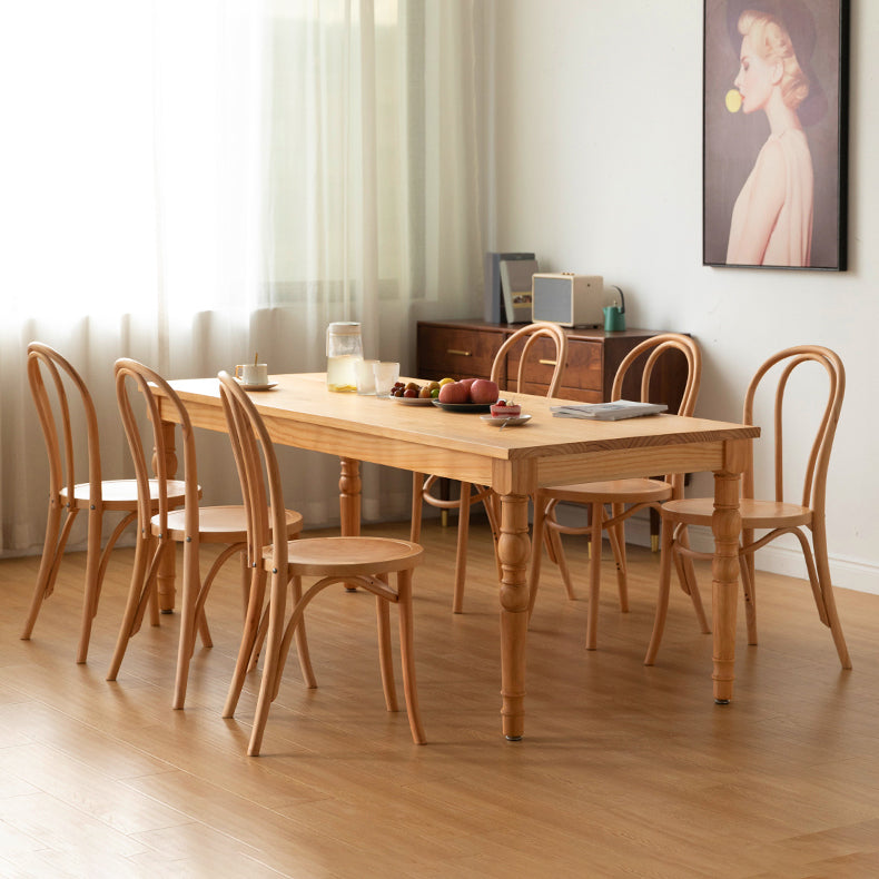 Solid Wood 1/2/3/7 Pieces Dining Set Modern Dining Furniture Set /Separate Items