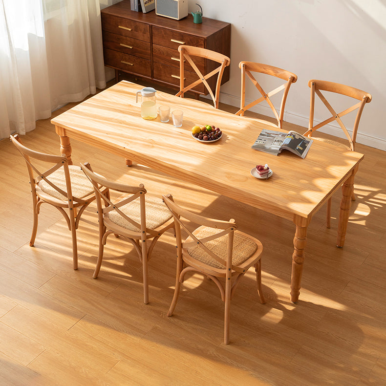 Solid Wood 1/2/3/7 Pieces Dining Set Modern Dining Furniture Set /Separate Items