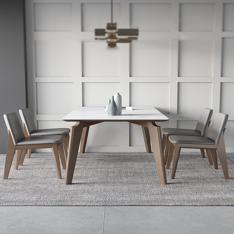 Modern Style Solid Wood Dining Set 1/2/4/5/7 Pieces Dining Set for Dining Areas
