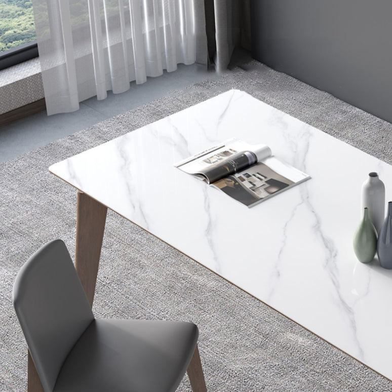 Modern Style Solid Wood Dining Set 1/2/4/5/7 Pieces Dining Set for Dining Areas