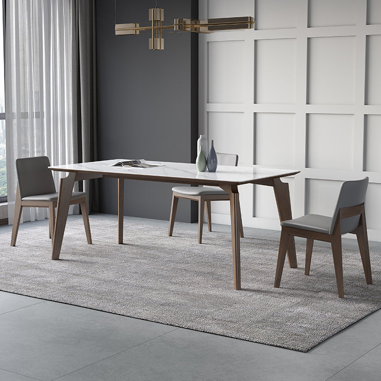 Modern Style Solid Wood Dining Set 1/2/4/5/7 Pieces Dining Set for Dining Areas