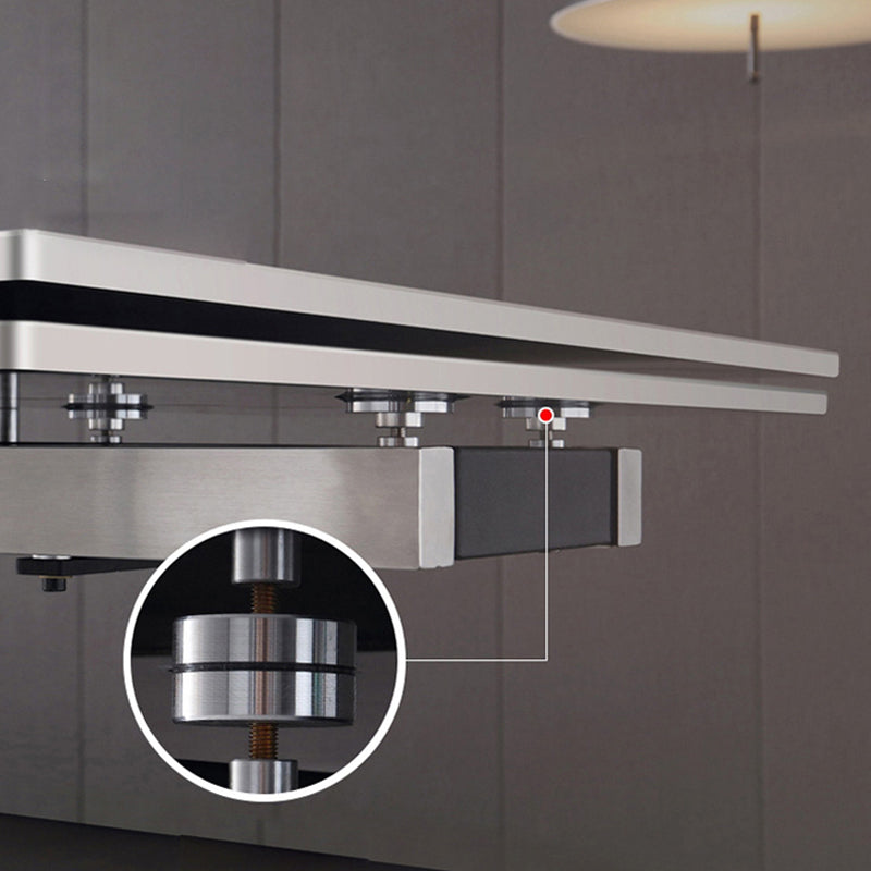 Modern Style Sintered Stone Dining Table Set Rectangle 1/2/5 Pieces Dining Set