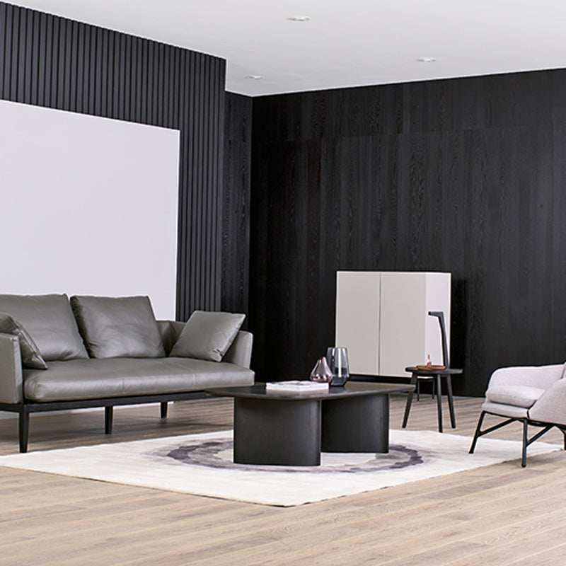 Rectangle Dining Table Solid Wood Dining Table with Double Pedestal