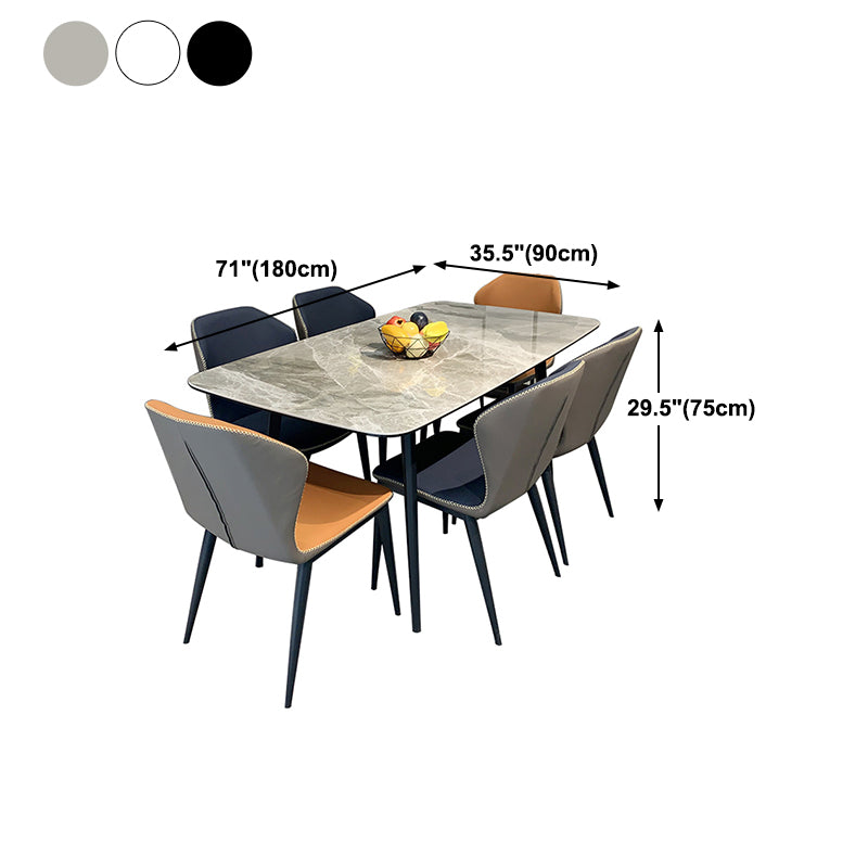 Home Dining Table Industrial Dining Room Table of Sintered Stone