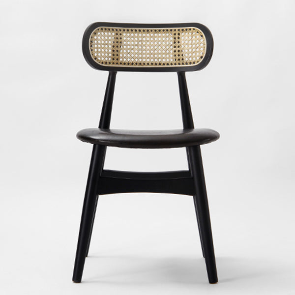 Oak Solid Wood Dining Side Chair Contemporary Armless Dining Chairs