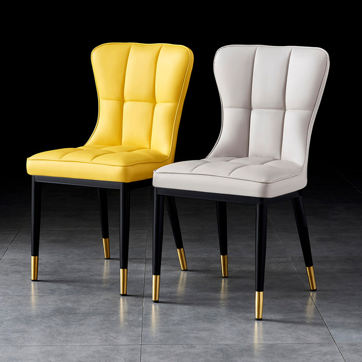 Parsons Dining Room Chair Glam Armless Dining Chairs for Home