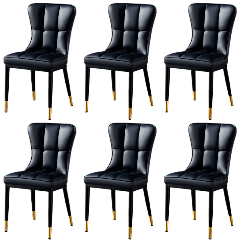 Parsons Dining Room Chair Glam Armless Dining Chairs for Home